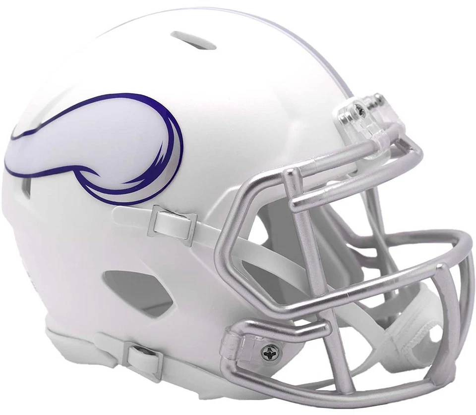 Minicasco de velocidad alternativa en el campo Minnesota Vikings Riddell 2024 Foto 1 de 1