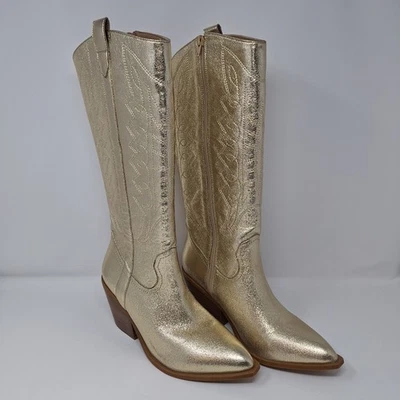 Botas Hey Girl de Corky's Gold Glitter Bling Talla 9 NUEVAS Foto 1 de 4