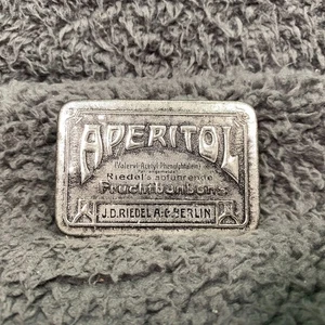 Aperitol Vintage Metal Box Berlin German Fruit Candy Advertising Collectible - Picture 1 of 7