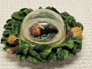 WestLand Mini Globe W/ Bird 1999 2.5" Diameter Ceramic/Glass NEW - Picture 1 of 5