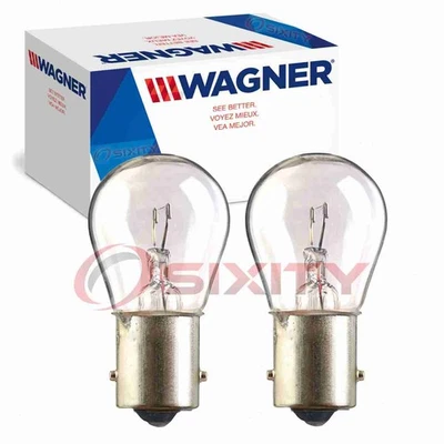 2 pc Wagner Brake Light Bulbs for 2016-2018 Fiat 500X Electrical Lighting lh - Image 1 of 4