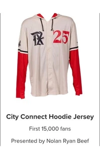 Texas Rangers XL Hoodie City Connect Jersey SGA 5/2/25 ⚾️ Unopened In bag - Picture 1 of 1