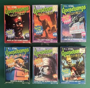 1996 R.L. STINE Goosebumps Screaming Figures #4, #5, #7, #15, #16, #18, Lot of 6 - Imagen 1 de 19