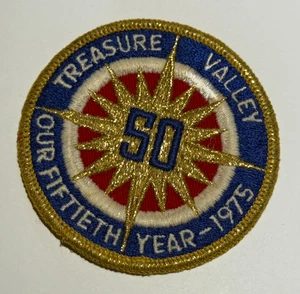 Treasure Valley Council 50th Anniversary 1975    Boy Scout Patch MX8 - Picture 1 of 1