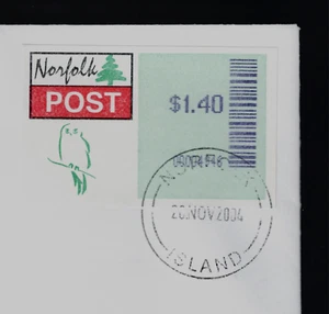 Norfolk Island. 2004. CPL on cover. no Norfolk Island or owl in green panel - Picture 1 of 2