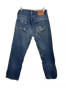 Vintage Levi’s 501 31x30 Button Fly Blue Jeans Y2k '01 USA Distressed, Grunge - Bild 1 von 8
