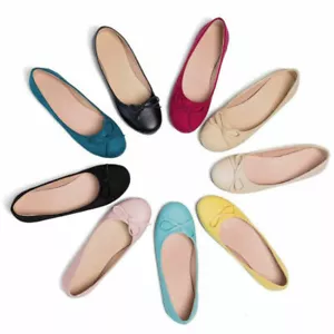 Zapatos mocasines informales para mujer talla grande Mary Jane con arcos planos de ballet - Imagen 1 de 21