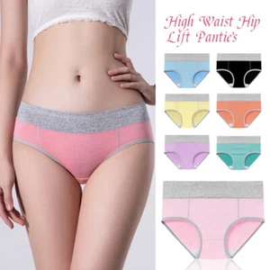 Women Cotton Briefs Underwear Knickers Full Back Coverage Panties Stretch M-5XL - Picture 1 of 27