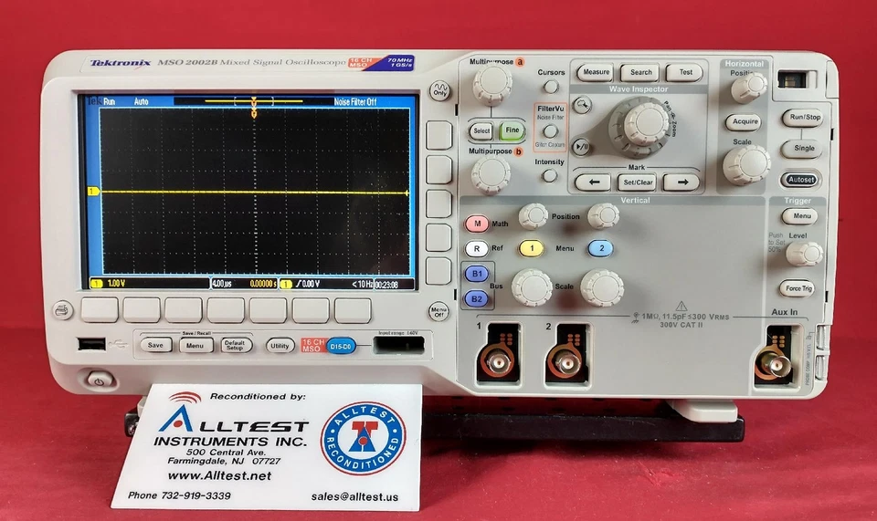 Tektronix MSO2002B Mixed Signal Oscilloscope; Digital Phosphor, 70 MHz, 1 GS/s - Image 1 of 1