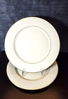 Lenox COURTYARD Fine China Dinner Plates-Set of 2 -10.5" ~Ivory and Gold