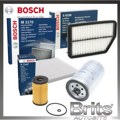 KIT DE SERVICIO para HYUNDAI i40 1.7 CRDi D4FD MK1 JUEGO DE FILTROS BOSCH DIÉSEL 2011-2019 Foto 1 de 4