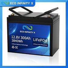 12.8V 300Ah lithium-ion battery Rechargeable LiFePO4 Battery 6000+ Cycle Life