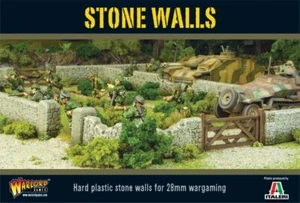 Stone Walls plastic boxed set 28mm Warlord Games WWII Gelände Terrain Tabletop - Picture 1 of 5