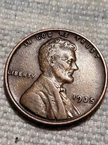 1935 wheat penny Cover