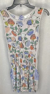 Girls Matilda Jane 435 Light Gray Floral Dress Size 16 MJ-75 - Picture 1 of 4