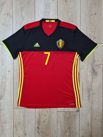 BELGIUM 2016 2017 DE BRUYNE NATIONAL HOME FOOTBALL SHIRT SOCCER JERSEY sL ADIDAS Cover
