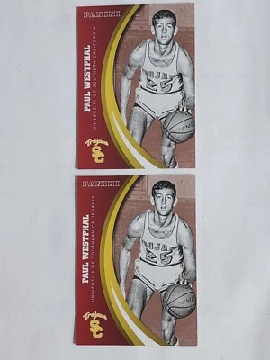 (2) 2015 Panini USC Team Collection Basketball #46 Paul Westphal 1969-1972 Cards - Image 1 of 2
