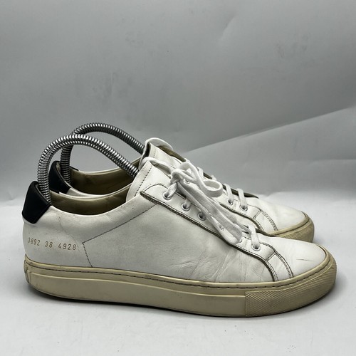 Sneakers di lusso Common Projects basse bianche 3892 da donna taglia EU 38 US 8 8 5