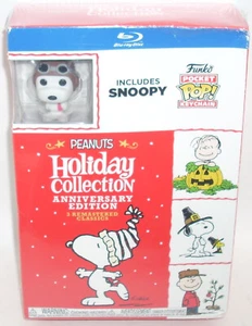 PEANUTS Holiday Collection (BLU-RAY) Anniversary Edition w/ Snoopy Keychain NEW - Picture 1 of 5