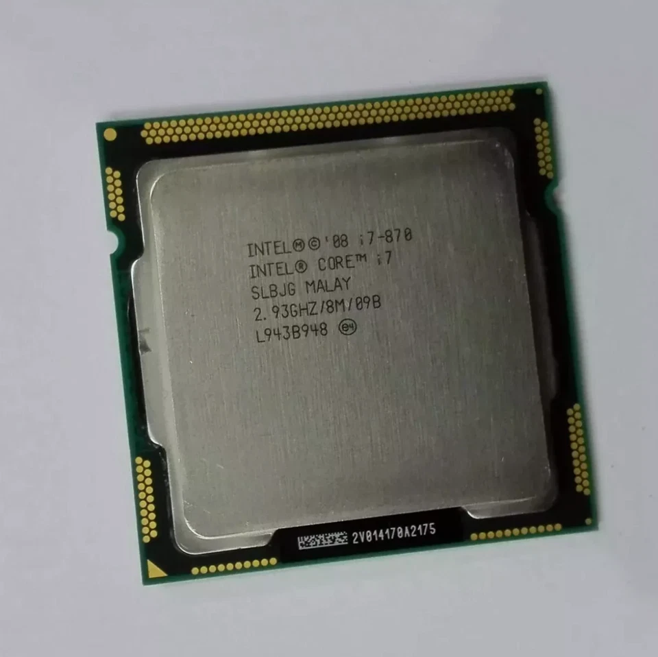 Intel Core i7-870 Quad Core 2.93GHz 8MB Socket LGA1156 95W SLBJG 95W Processor - Image 1 of 1