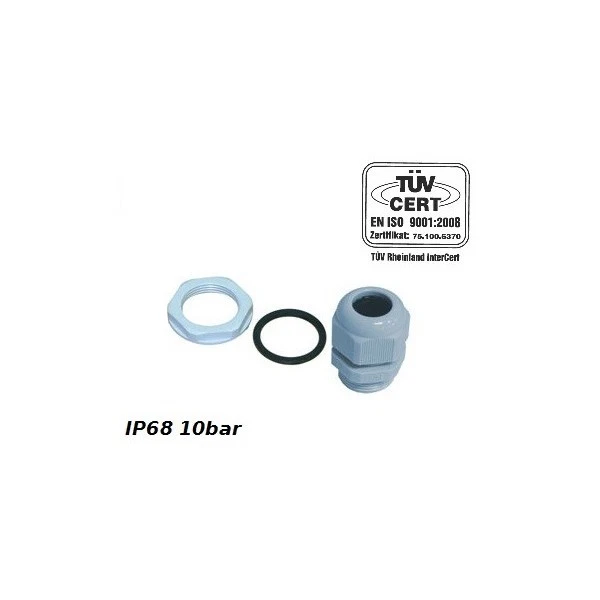 PG48 Pasamuro 34-44mm IP68 10bar Gris Profesional 34.48 E-P2916 - Imagen 1 de 1