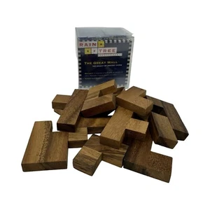 Rain Tree “The Great Wall” Wooden Puzzle Game Original Box - Picture 1 of 4