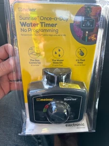 Melnor Water Timer Sunrise Once-a-Day Electronic Light Sensor No Programming NEW - Picture 1 of 2