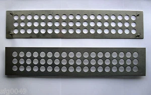 5 piezas rejilla de ventilación de acero inoxidable V2A placa de ventilación chapa de puente VA rejilla de aire de escape - Imagen 1 de 12