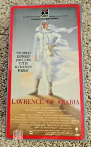 New Lawrence Of Arabia VHS 1985 Release Part 1 & 2 Set 1962 Film Sealed Mint - Picture 1 of 8