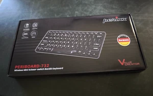 Perixx - PERIBOARD 732 ES - Teclado Alemán - QWERTZ - Negro Recargable - Imagen 1 de 3
