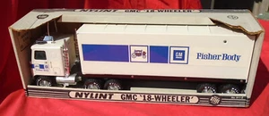 Nylint Semi Tractor Trailer Truck 18 Wheeler Pressed Steel GMC Fisher Body - Picture 1 of 2
