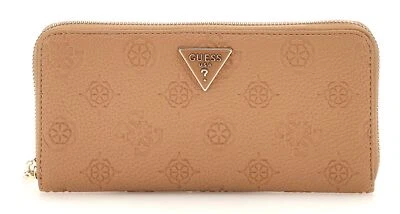 GUESS Cresidia SLG Zip Around Wallet L Beige - Imagen 1 de 3
