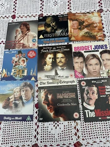 Daily Mail DVD's x 9 Films Famous Names Movies - Picture 1 of 2