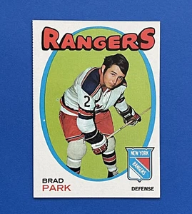 1971-72 Topps #40 Brad Park HOF New York Rangers Vintage Card +/- NM-MT or Better - Bild 1 von 2