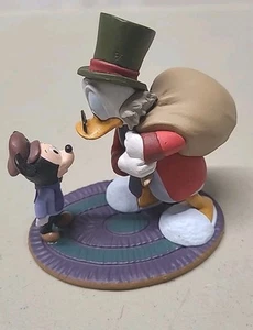 Disney Store A Christmas Carol Figurine Mickey Tiny Tim Donald Scrooge McDuck - Picture 1 of 8