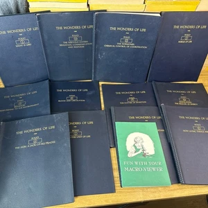 Vintage Science Program The Wonders Of Life 12 Piece Set with Micrograph Slides - Picture 1 of 14