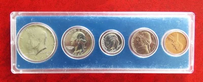 1964 US Silver Mint Proof Set Sealed In Plastic Display Box - Brilliant Shine! A - Image 1 of 2