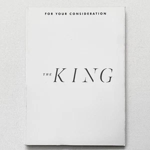 THE KING FYC ( BLU RAY ) 2019 Award Timothee Chalamet RARE ( Not DVD ) - Picture 1 of 4