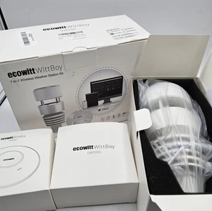 ECOWITT Wittboy 7-in-1 Wireless Weather Station Kit GW2001 Wi-Fi Hub Kit - Picture 1 of 6