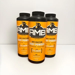 Anti Monkey Butt AMB Anti Friction Body Powder 8 oz (3 Pack) - Picture 1 of 2