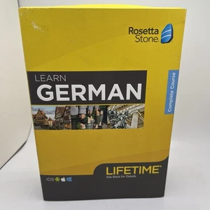 Rosetta Stone Lifetime Deutsch - Nagelneu und versiegelt - kompletter Kurs - Bild 1 von 10