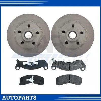 3PCS Front Brake Rotors Brake Pads for Lincoln Mark VII 5.0L 1987-1992 - Image 1 of 4