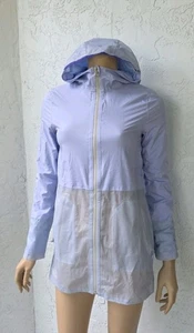 Ivivva by Lululemon Mesh with the Rain Coat jacket Lavender Dusk Girls Size 14 - Picture 1 of 6