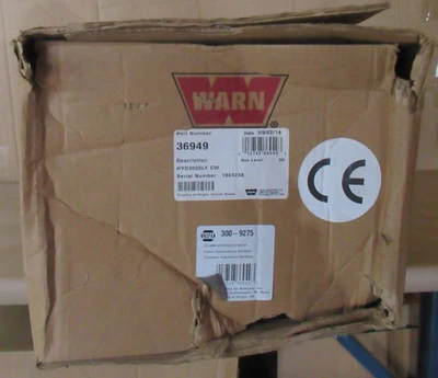 WARN 36949 HY3000 HYDRAULC HOIST - Image 1 of 4