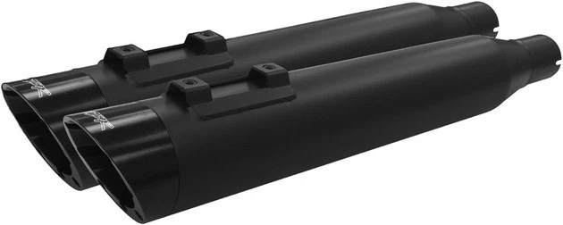 Silenciadores sin cordones dobles Two Brothers Slash Cut negros #005-4560499D-BS Foto 1 de 1