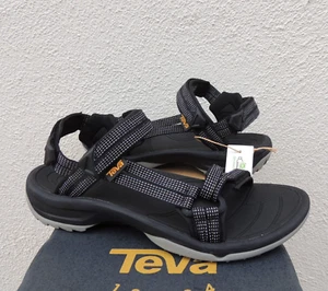 TEVA TERRA FI LITE CITY LIGHTS BLACK STRAPPY SPORT SANDALS, US 11.5/ 42.5 ~NEW - Picture 1 of 4