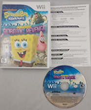 SpongeBob SquarePants: Plankton's Robotic Revenge (Nintendo Wii, 2013) Complete