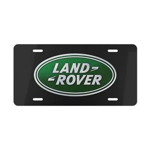 Land Rover Placa Delantera Negra, Defender, Discovery Diseño Personalizado - Imagen 1 de 7