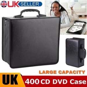 128/400 CD DVD Disc Carry Case Holder Protector Storage Bag Wallet Binder Sleeve - Picture 1 of 26