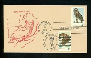 US FDC #1760-1763 Alaska Cover 1978 Lake Minchumina AK Owls 1st Dual Unofficial - Picture 1 of 8